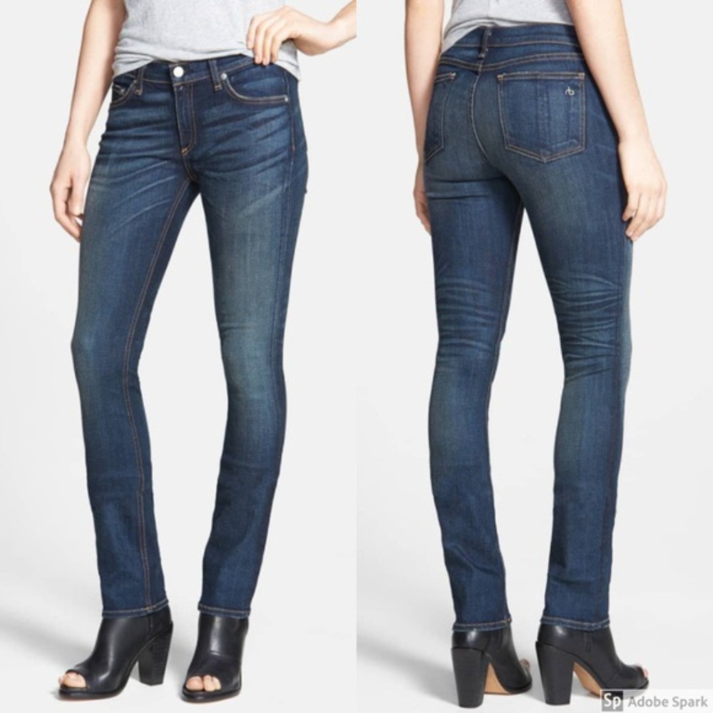 EUC rag&bone “HAMPSTEAD” Whisker Cigarette Jean 24